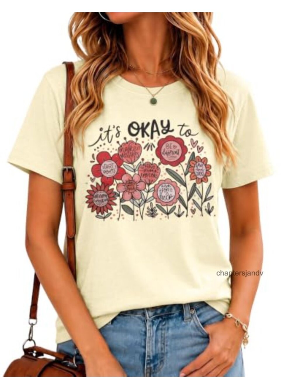 Womens Teacher Graphic Tee Be Kind Floral T-Shirt Cotton